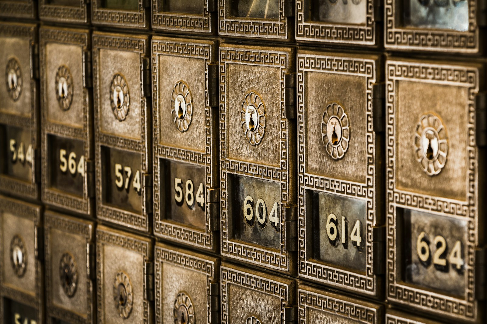 Cassette di sicurezza numerate